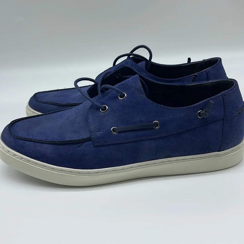Kenneth Cole REACTION Men's Indy Boat Shoe, Navy,